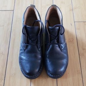 Clark's Black Leather Ankle Booties